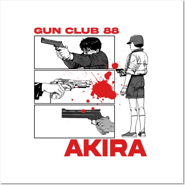 Gun club 88 akira Wall Art by psninetynine